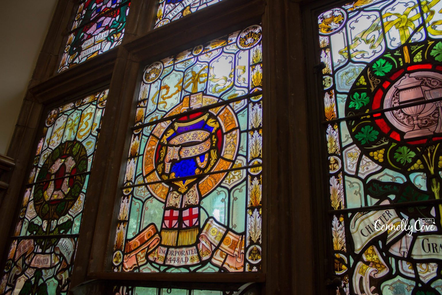 Stain Glass Windows - The Guildhall
