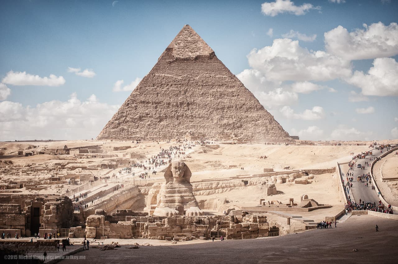 Pyramid of Khafre, the great pyramids of Giza