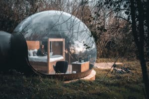 A bubble dome in nature