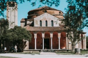 A photo of a cathedral on Torcello in Venice