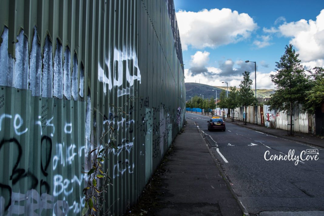 Peace Wall Belfast-Belfast Murals - "Berlin Ireland"