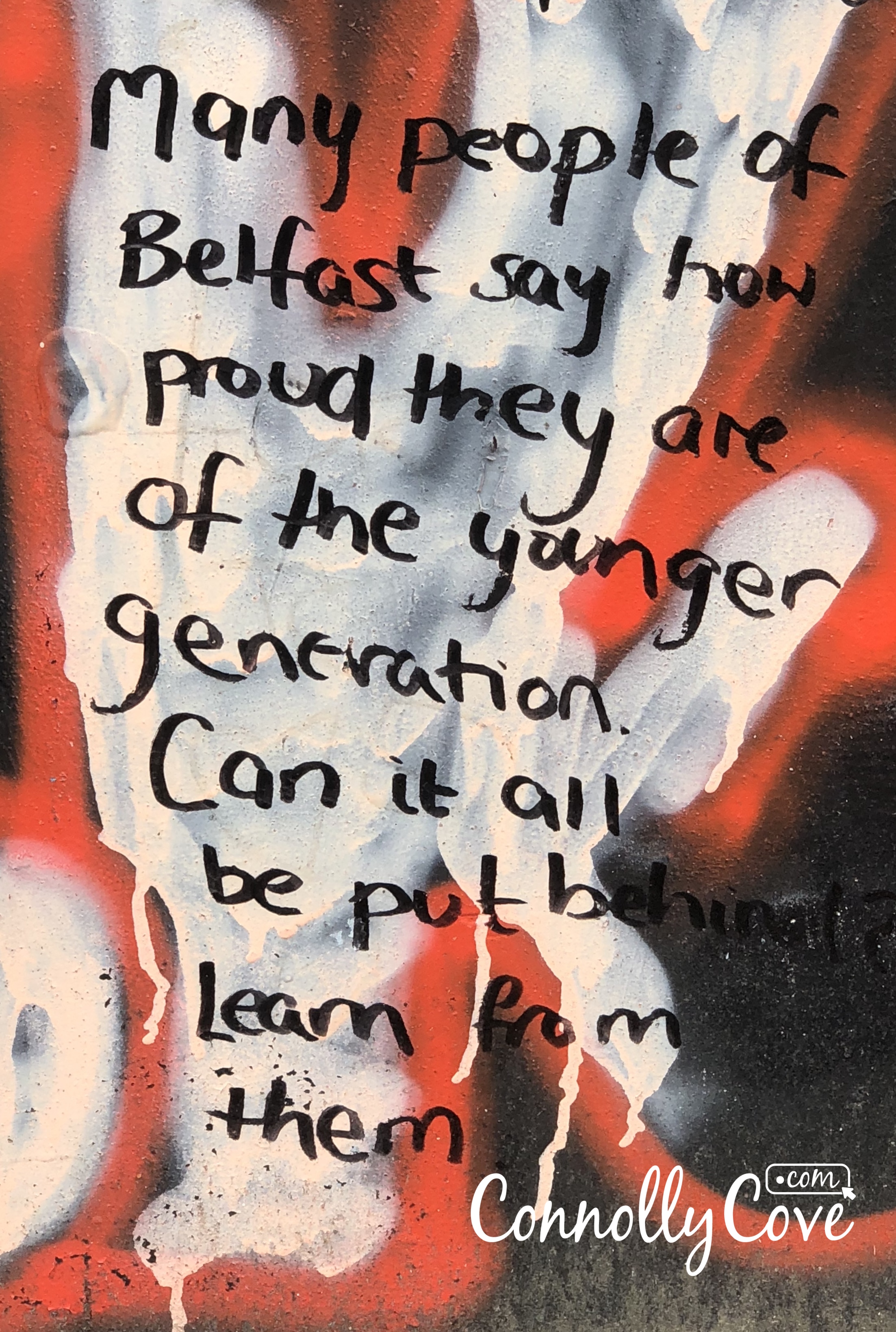 Peace Wall Belfast Messages