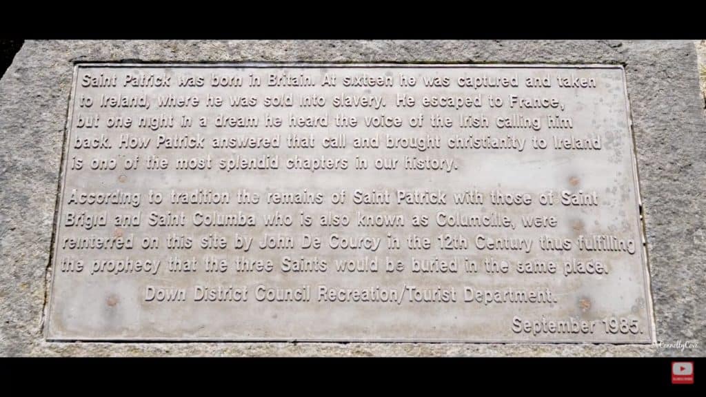 Description of Saint Patrick by his grave