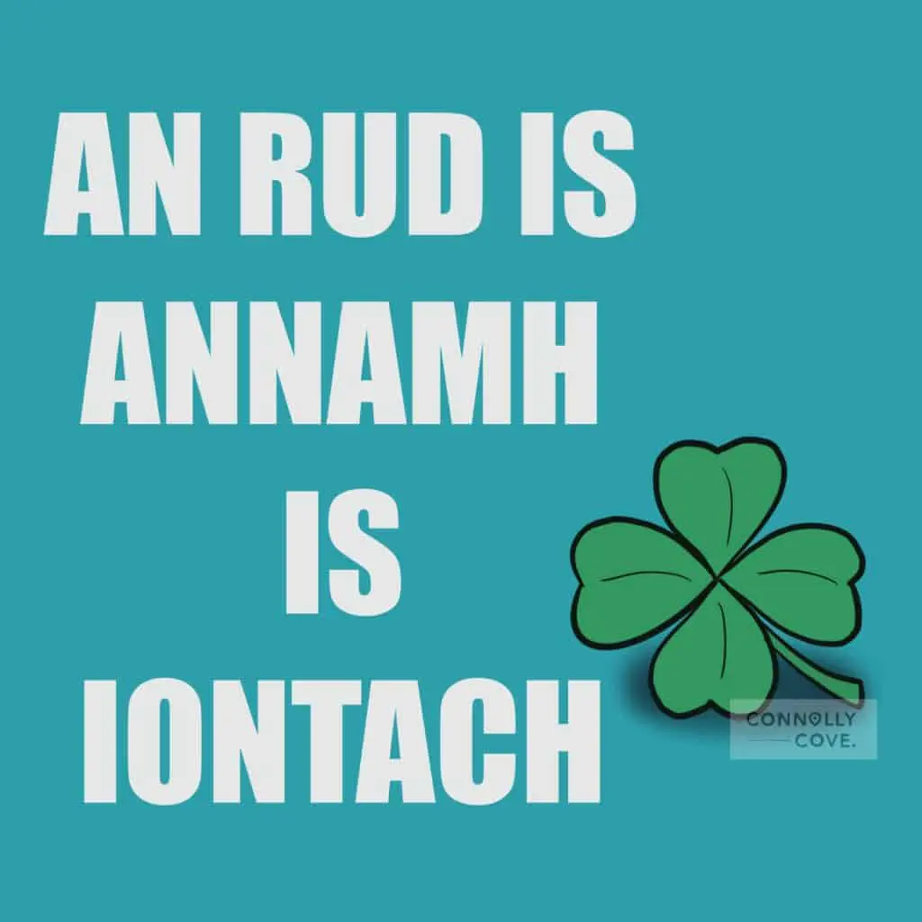 rare things are wonderful - Irish Proverbs- the luck of the Irish