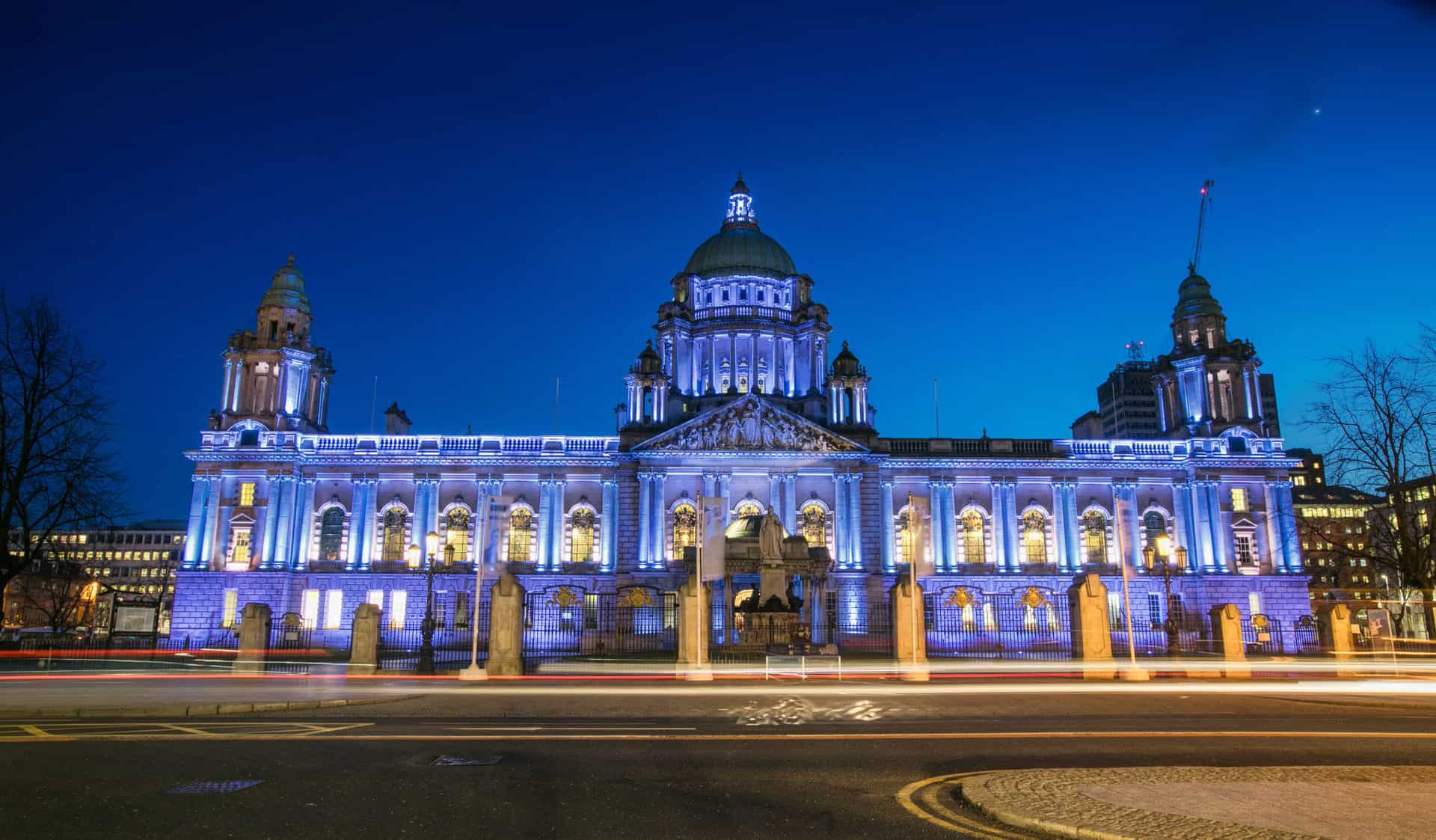 City Hall at Night- Belfast Travel Guide