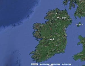 Dublin or Belfast? Live Map of Ireland
