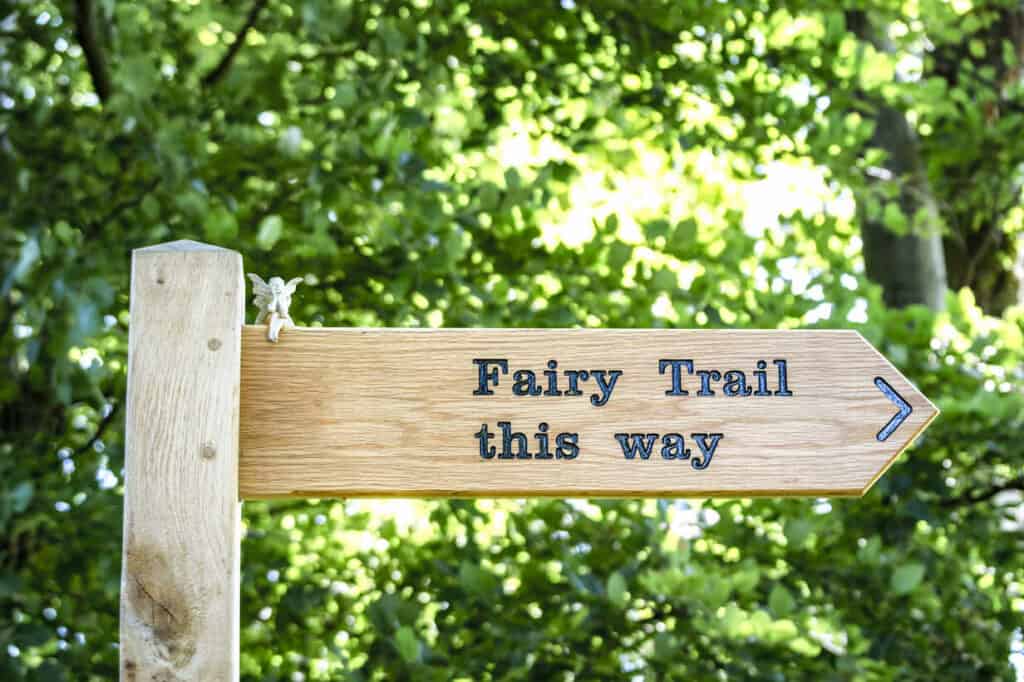 Fairy Trees Trail Sign