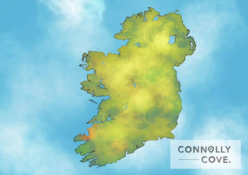 Map of Ireland Irish Traditions Connolly Cove Traditional Irish celebrations include parades in each town filled with musical and dance acts. public figures are in attendance and parade floats often depict relevant parodies or issues of the previous year.