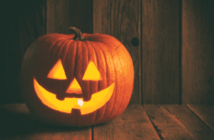 a carved pumpkin or jack o lantern for halloween traditions 