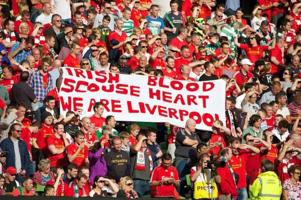 Liverpool Fans at an LFC match