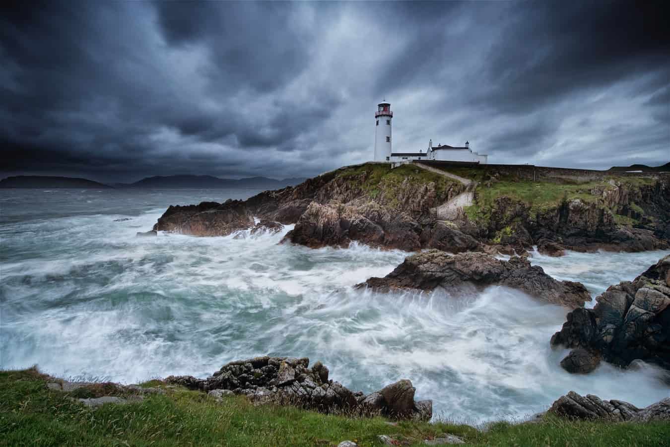 fanad head lighthouse Fanad Head lighthouse was first built back in 1812, after a devastating shipwreck of HMS Saldanha which identified the need for a lighthouse within the area to prevent further incidents happening. 