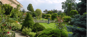 the botanical gardens in Leuven, Belgium
