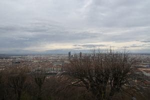 The view of the city of Lyon