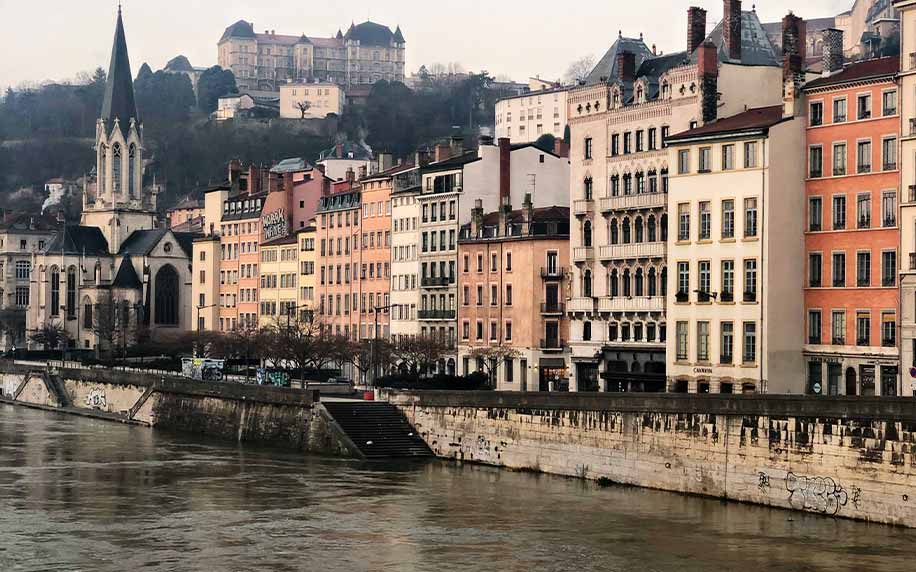 an image of the waterfront of Lyon
