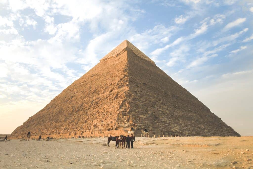 Famous Locations in Egypt - Pyramids of Giza