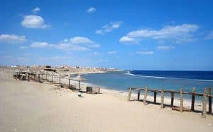 the beach front of marsa alam