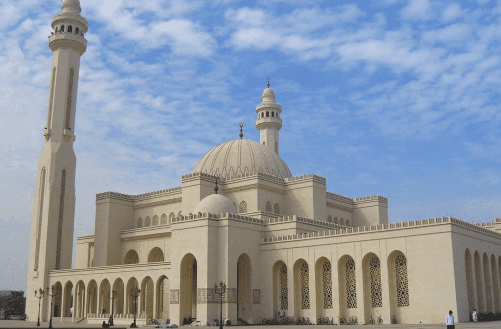 Landscape shot of Al-Fath Mosque in Egypt
