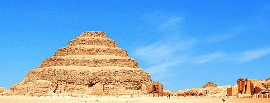 Djoser Step Pyramid (Saqqara) stands tall in Egypt