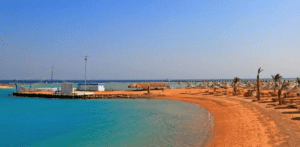 Bay view of Makadi Bay, Egypt