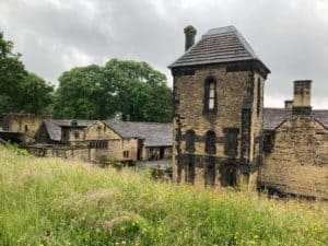 The exterior of Shibden Hall and the Barn