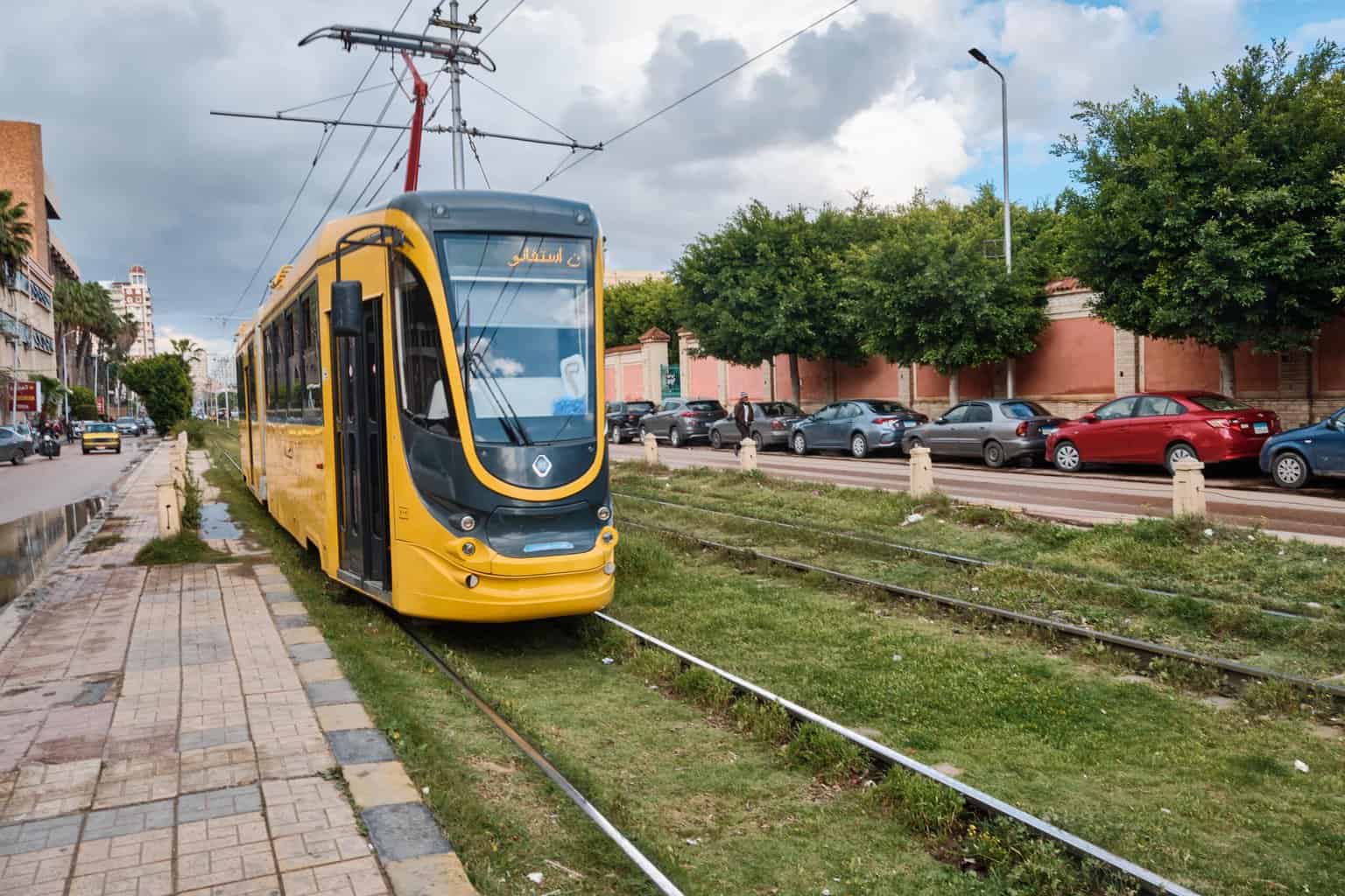 Tram min scaled The city of Alexandria, Egypt, has a diverse and long history due to the mix of cultures that all lived together in harmony on the coast of the Mediterranean. 