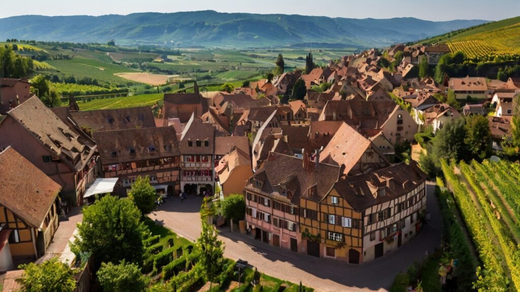 Stock Photography Eguisheim the Cradle of Alsatian Wine 1