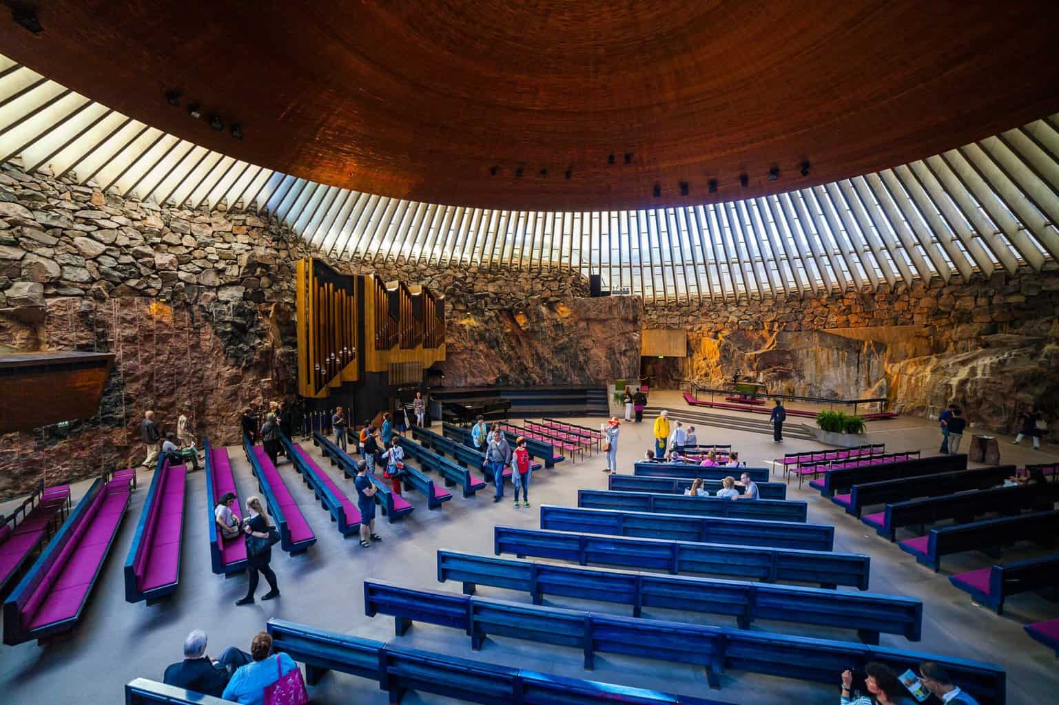 Temppeliaukio Church min scaled When talking about the most beautiful places in Finland, of course, the country’s capital Helsinki would be right there on the top of the list. Helsinki has been named the world’s most livable city, and it is easy to see why.