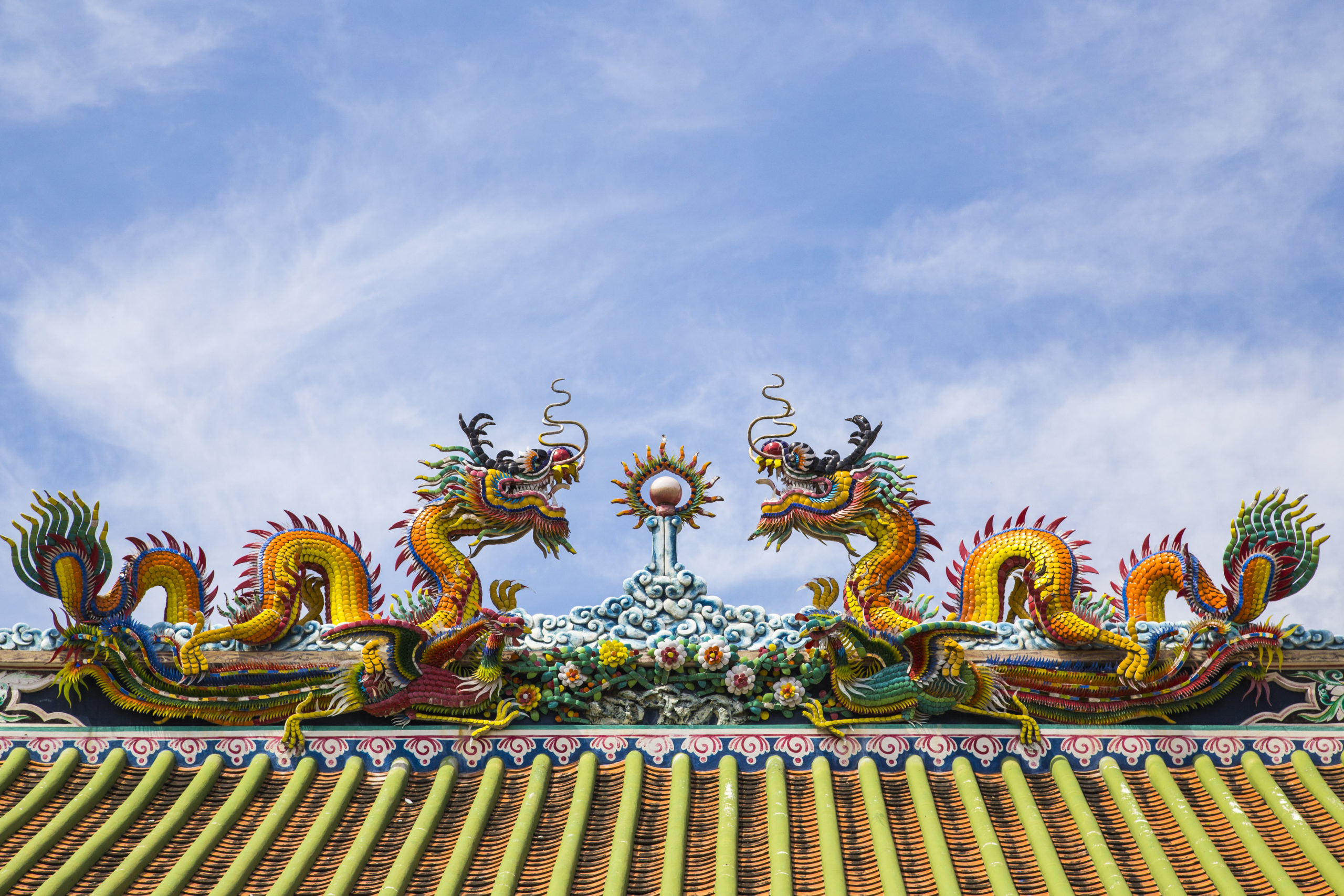 Amazing design of Chinese dragons, Beijing
