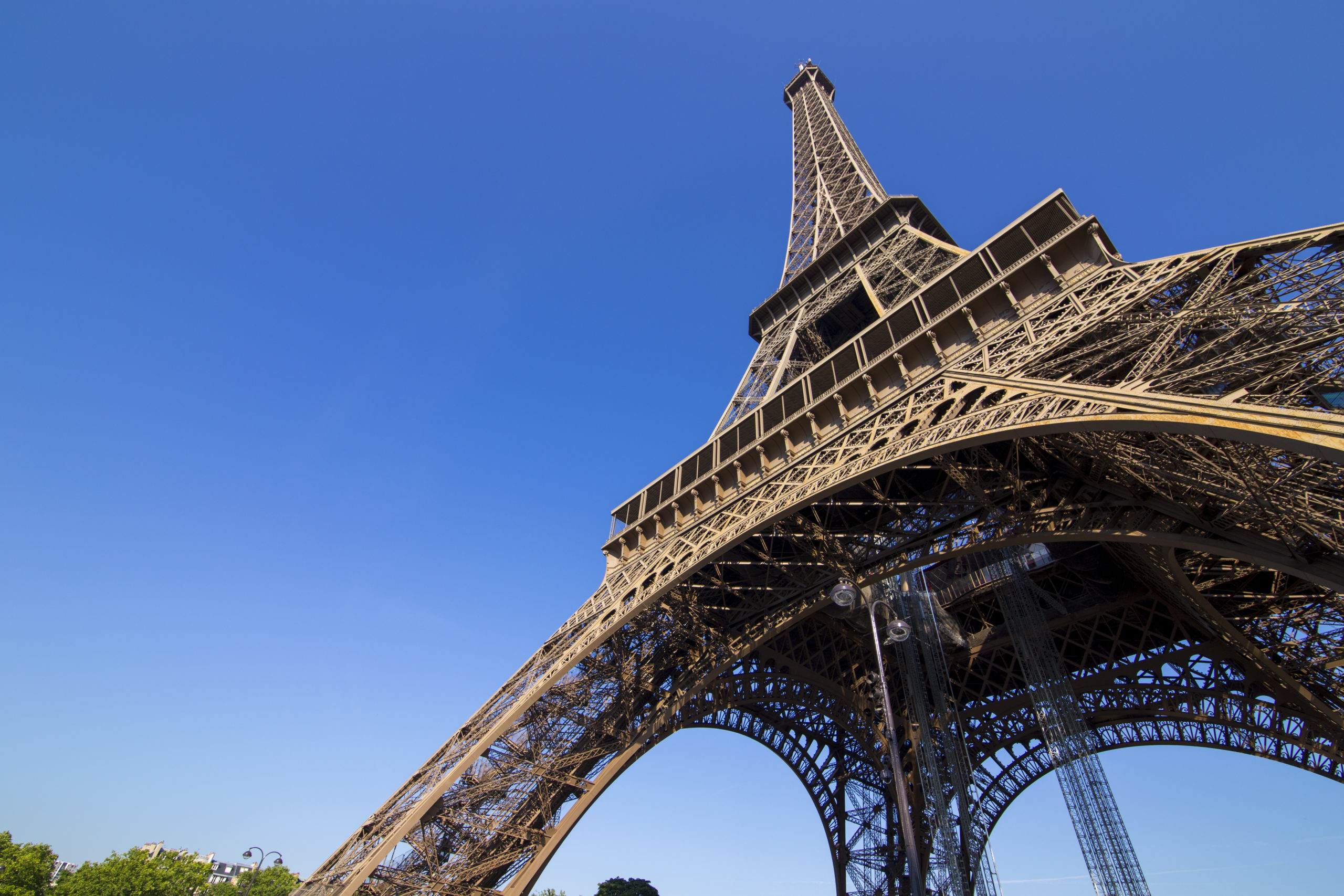A scenery of Eiffel Tower 