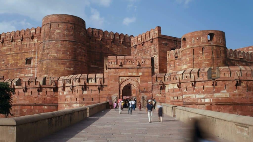 Agra Fort in Uttar Pradesh in India