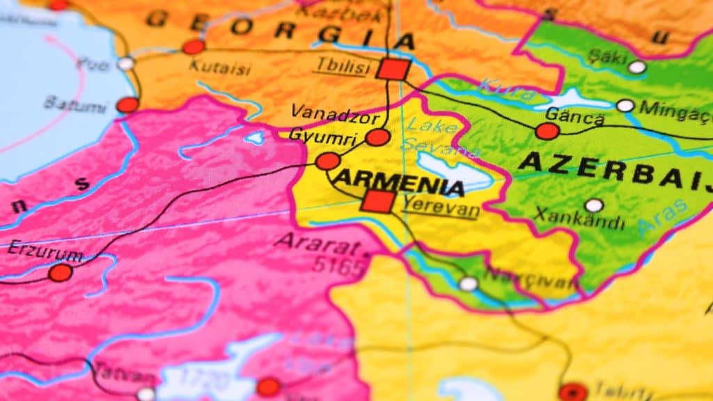 Armenia (Western Asia Region) on the map
