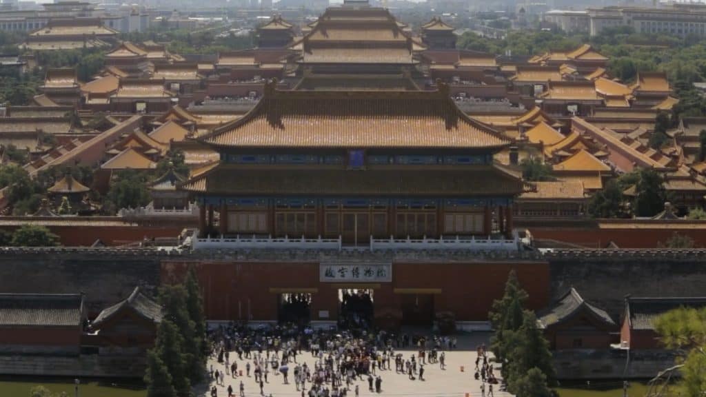 Gate of the Forbidden City in Beijing, China (East Asia Region)