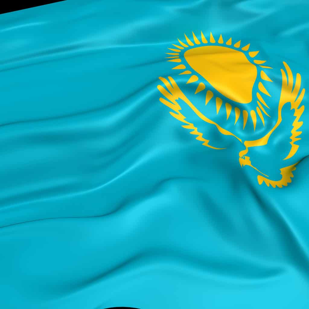 Kazakhstan Flag (Central Asia)