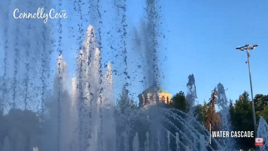 A water cascade in the city of Pleven