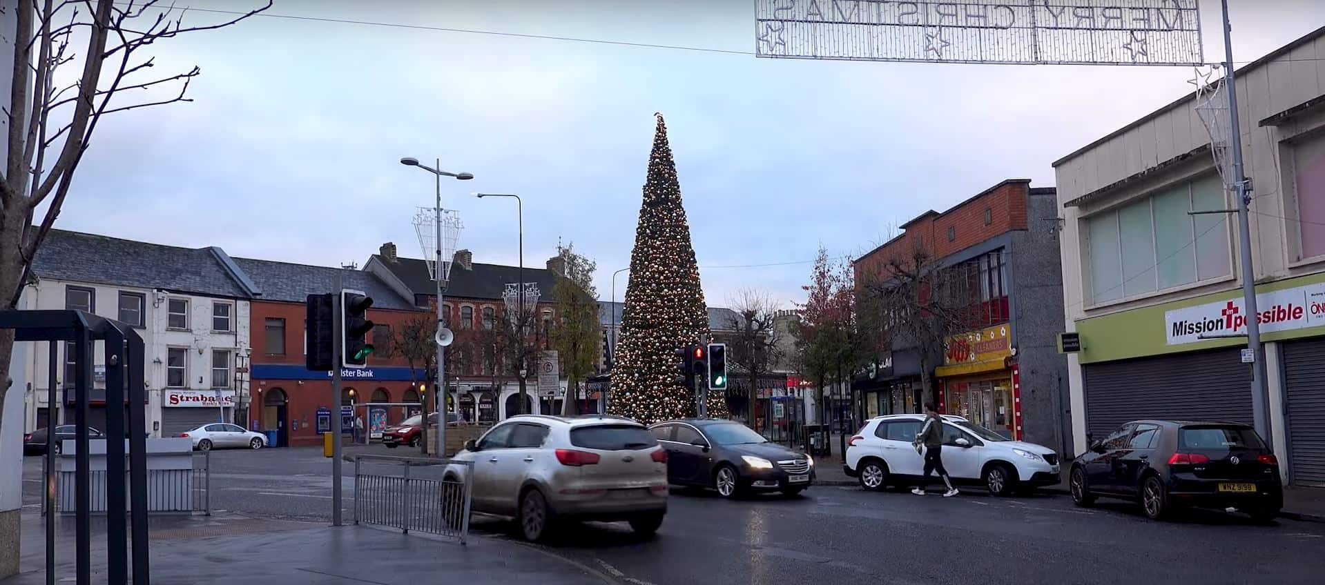 Strabane At Christmas, Northern Ireland