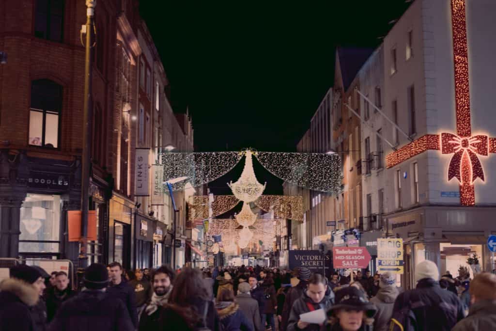Dublin in Christmas