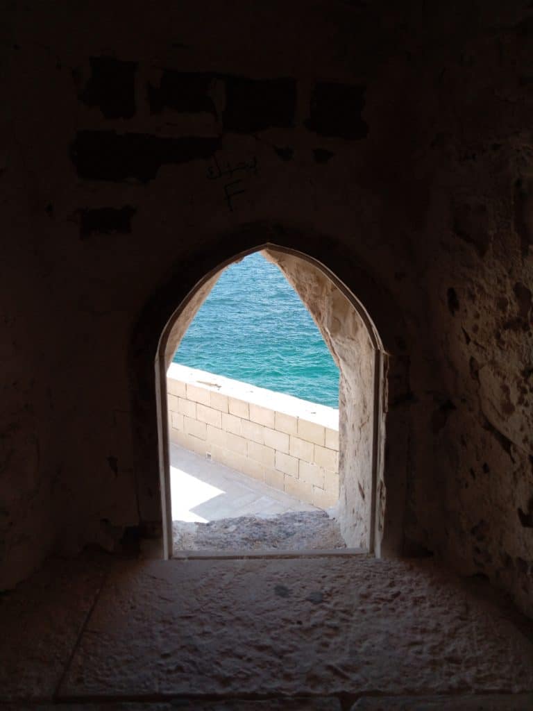 One of the windows to the guards' watch rooms - Qaitbay Fort
