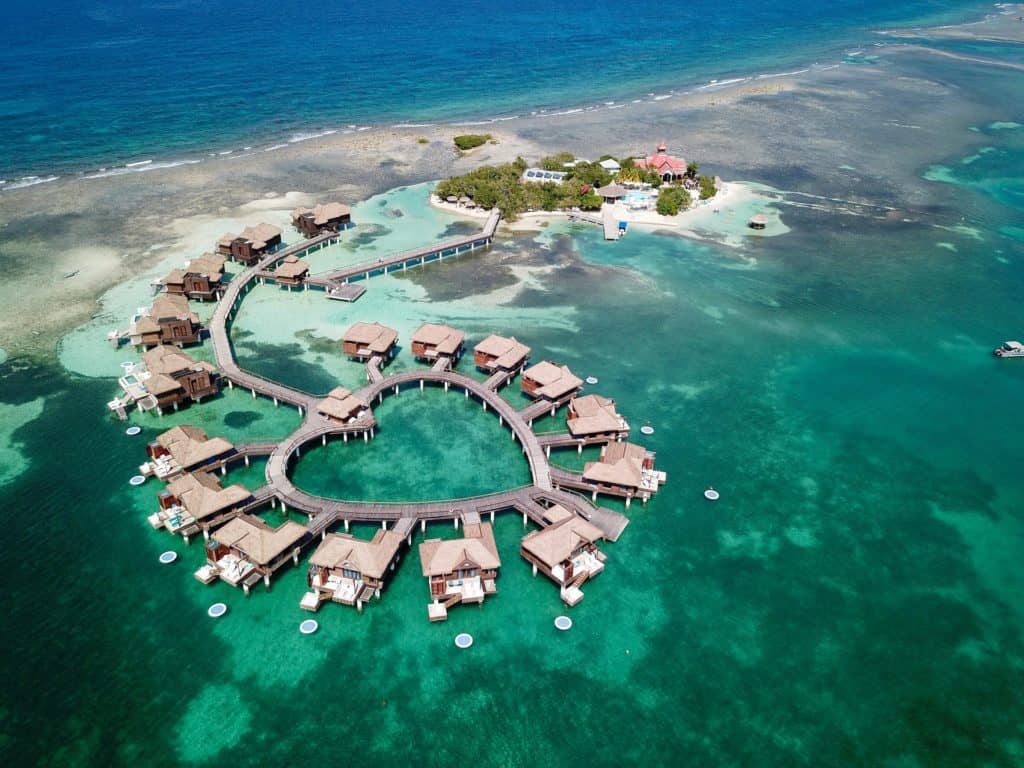 Top Things to do in Jamaica - Heart-shaped Sandals Resort in Jamaica
