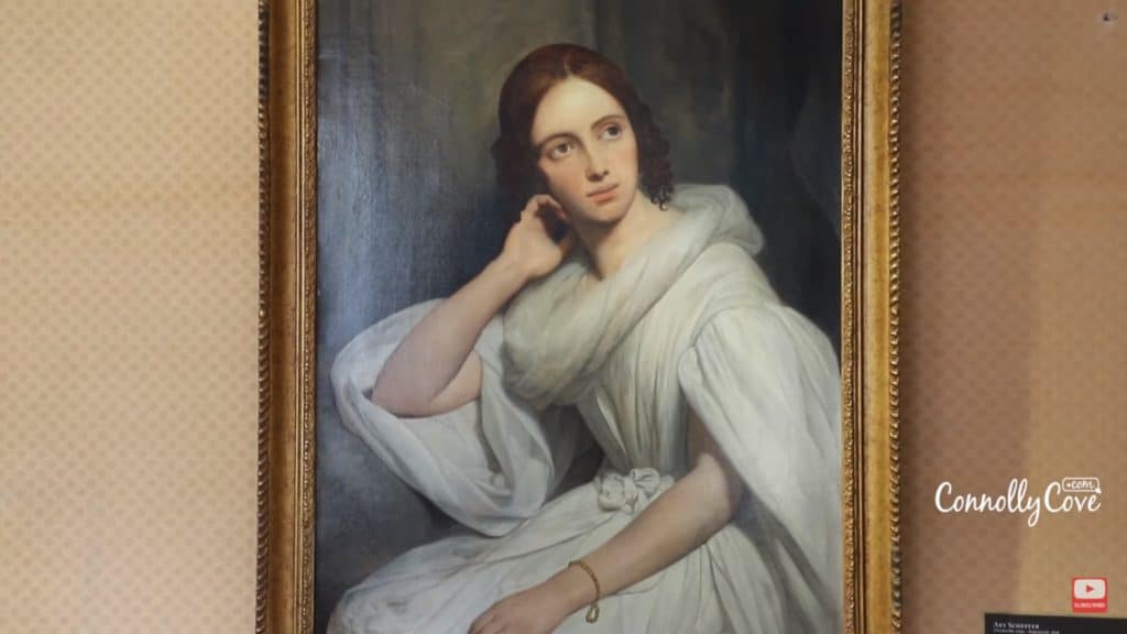 One of the portraits inside the museum