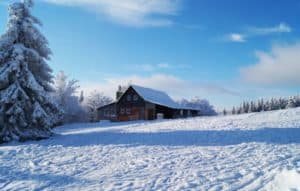 Snow Holiday Destinations - Cottage in Winter, Czech Republic