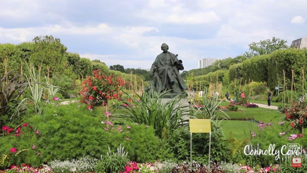 Statue of Georges-Louis Leclerc, Comte de Buffon in the Jardin des Plantes