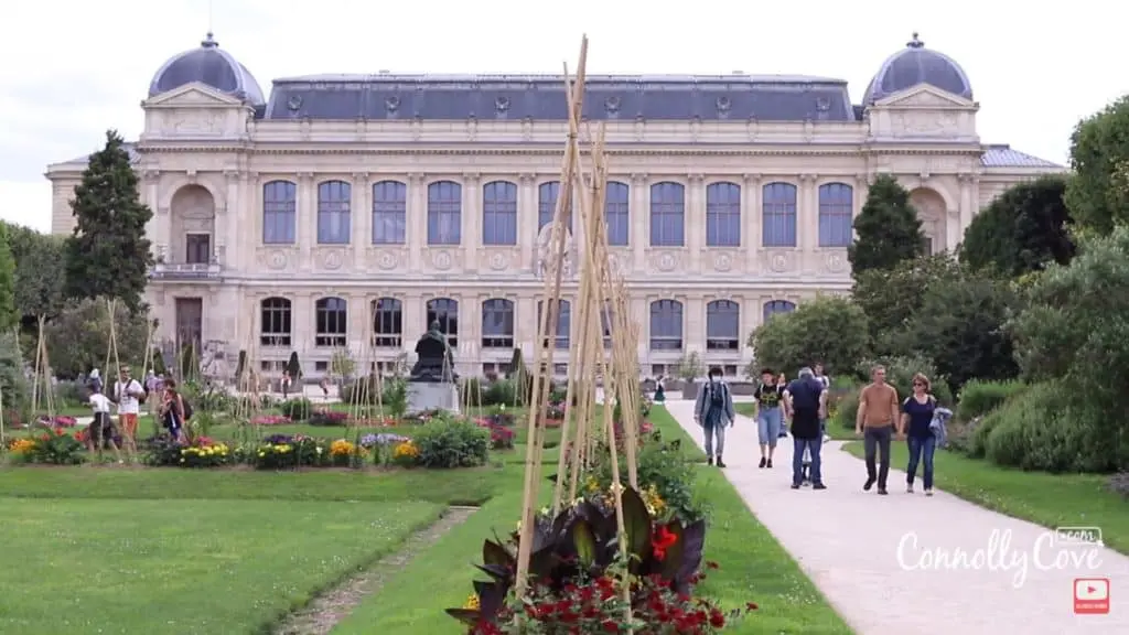 View of the Grand Gallery of Evolution and the Jardin des Plantes