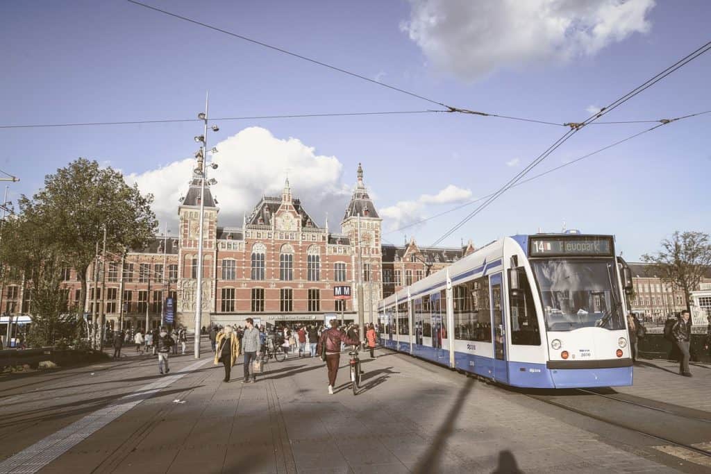 Amsterdam, station, railway