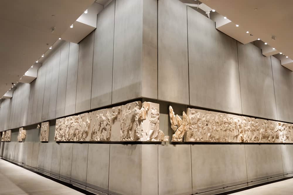 Frieze on the 3rd level of the New Acropolis Museum