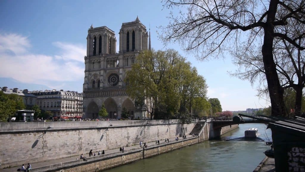 Notre Dame de Paris at Ile de La Cite