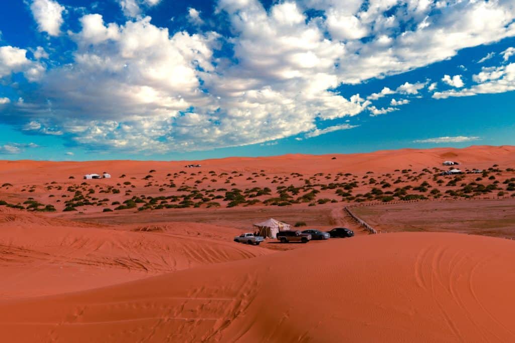 KSA desert for unparalleled views