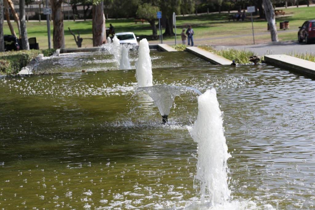 fountain, outdoor, park
