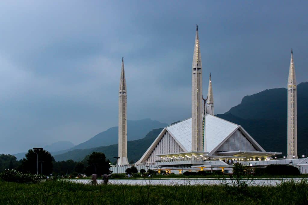 Faisal Mosque The mosque is the house of prayers and worship for Muslims. It holds a significant connection between the followers and God. For centuries, Muslims have built mosques around the globe while they continued to spread the word of Allah. The constructions are not only a mark of the extent they have gone to spread the word, but also carry with them the historical significance of the years to come.