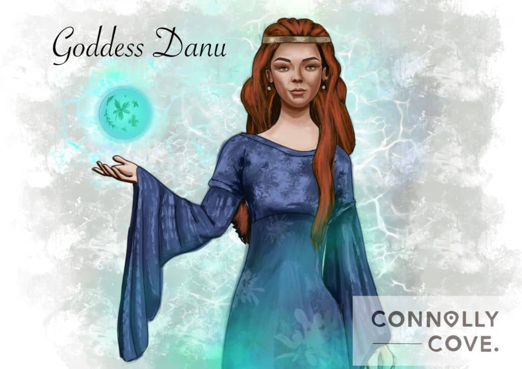 Goddess Danu Tuatha de danann Connolly Cove 2 Irish mythology is a vast world of legends and tales. All of them existed in the pre-Christian period and, according to some sources, they ceased to survive right after that. However, these tales are still passed from generation to generation; one after another.
