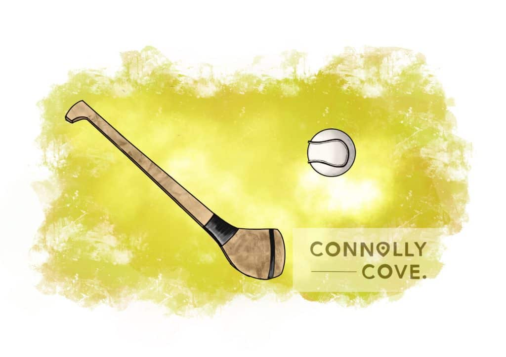 Hurley and Sliotar Irish Traditions Connolly Cove Traditional Irish celebrations include parades in each town filled with musical and dance acts. public figures are in attendance and parade floats often depict relevant parodies or issues of the previous year.